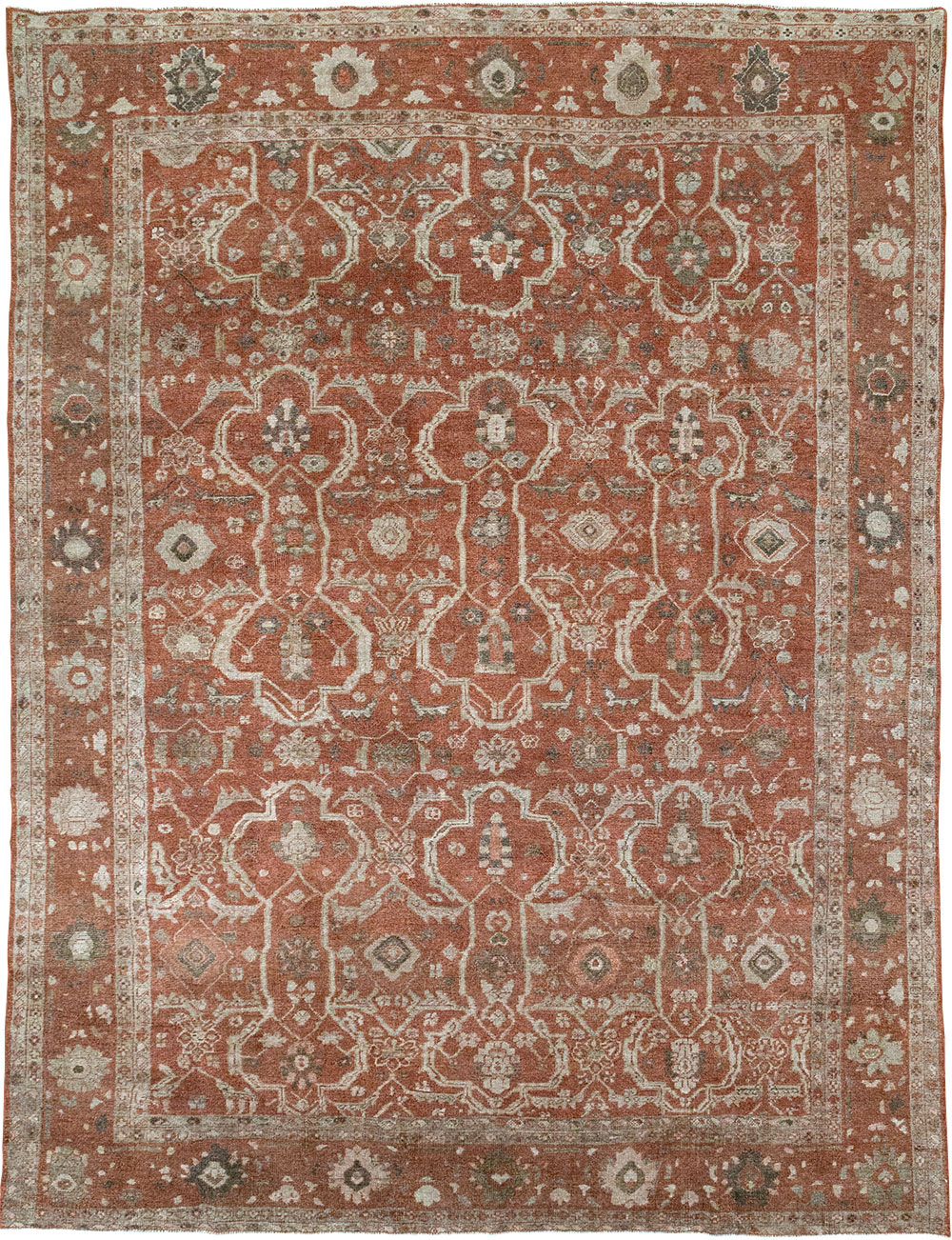 Antique Persian Mahal Room Size Carpet, No.33048 - Galerie Shabab