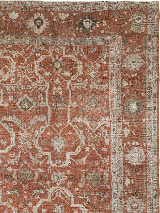 Antique Persian Mahal Room Size Carpet, No.33048 - Galerie Shabab