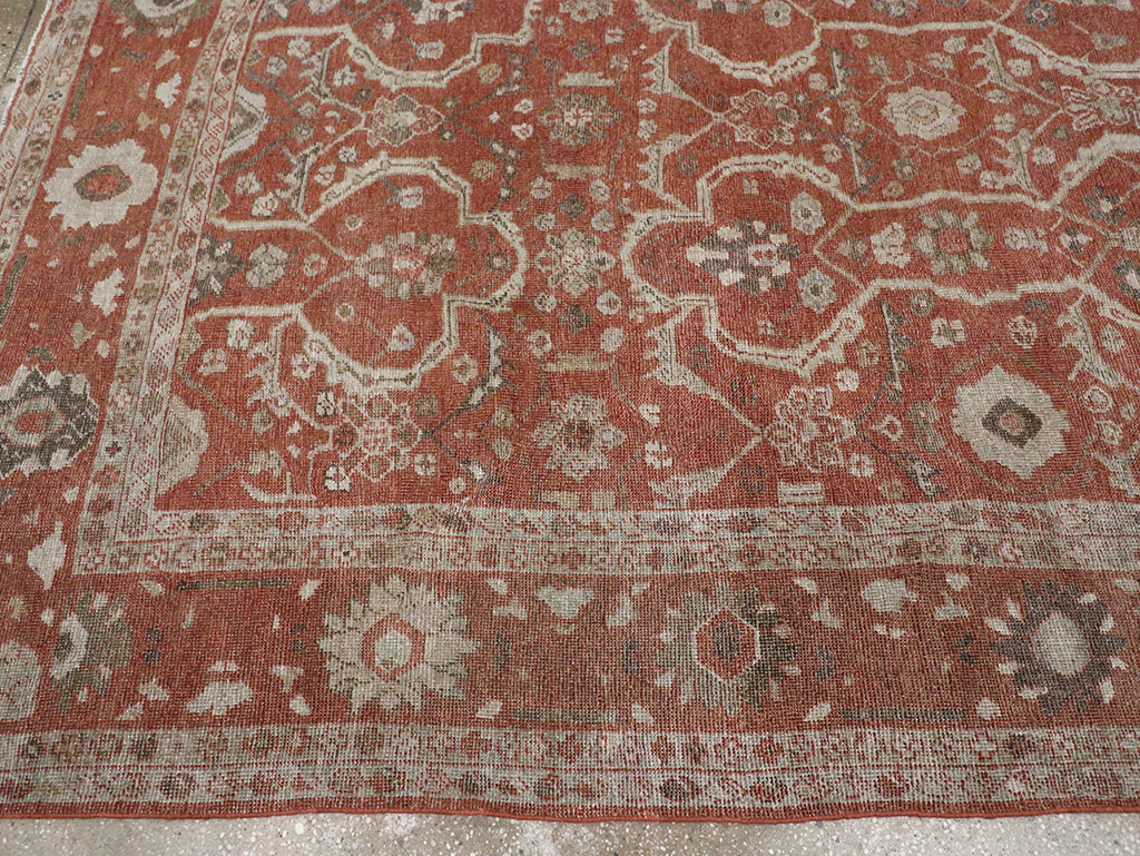 Antique Persian Mahal Room Size Carpet, No.33048 - Galerie Shabab