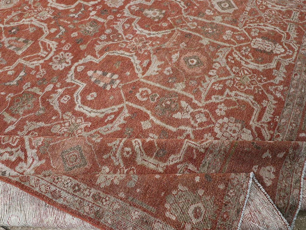 Antique Persian Mahal Room Size Carpet, No.33048 - Galerie Shabab
