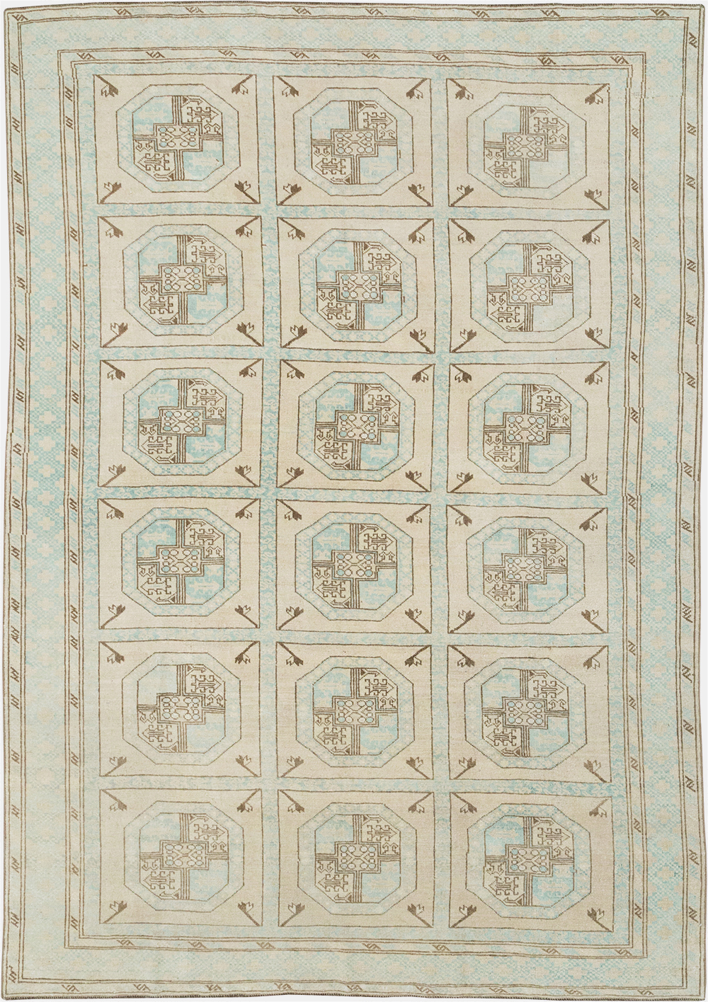 Vintage Turkish Anatolian Accent Rug, No.33049 - Galerie Shabab