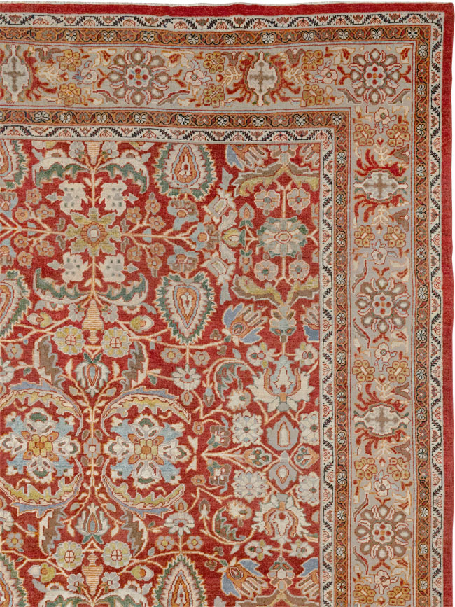 Antique Persian Mahal Oversize Carpet, No.33053 - Galerie Shabab