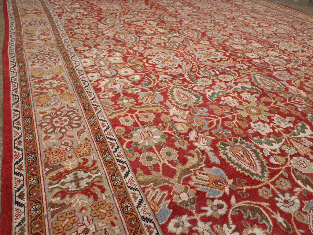 Antique Persian Mahal Oversize Carpet, No.33053 - Galerie Shabab