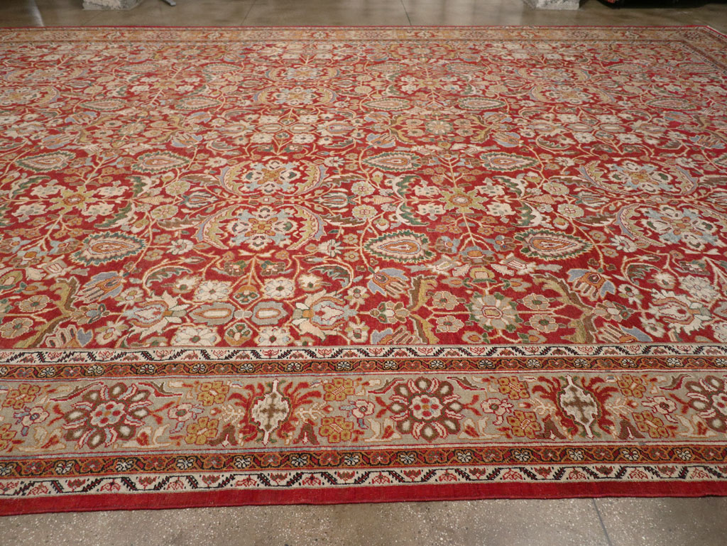 Antique Persian Mahal Oversize Carpet, No.33053 - Galerie Shabab