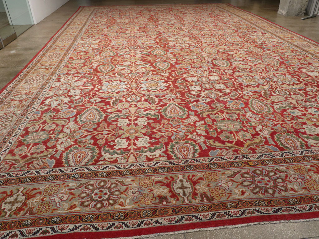 Antique Persian Mahal Oversize Carpet, No.33053 - Galerie Shabab