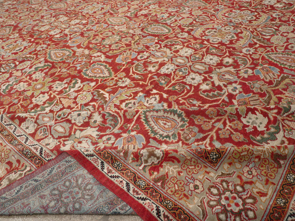 Antique Persian Mahal Oversize Carpet, No.33053 - Galerie Shabab