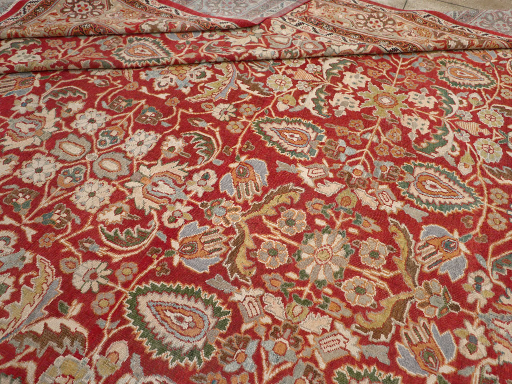 Antique Persian Mahal Oversize Carpet, No.33053 - Galerie Shabab