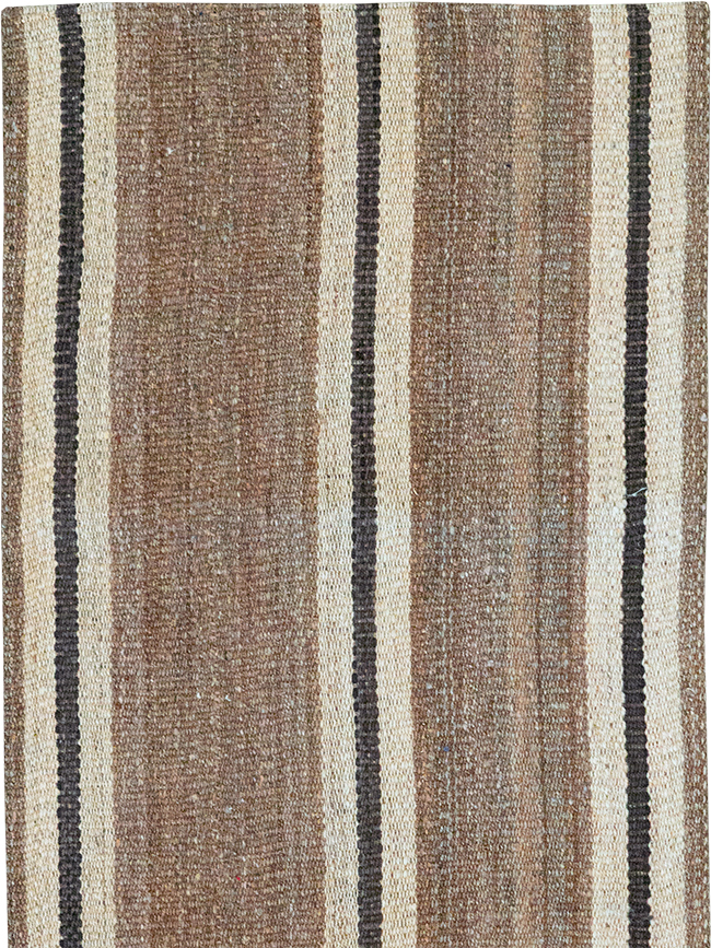Vintage Turkish Flatweave Kilim Runner, No.33061 - Galerie Shabab