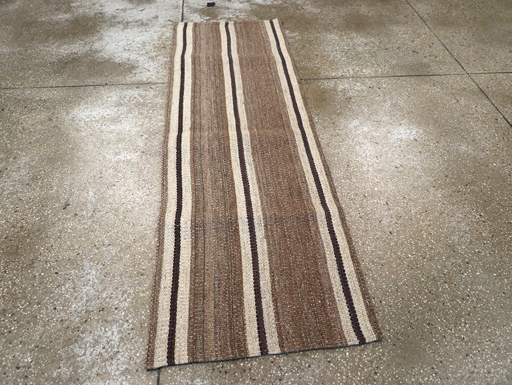 Vintage Turkish Flatweave Kilim Runner, No.33061 - Galerie Shabab