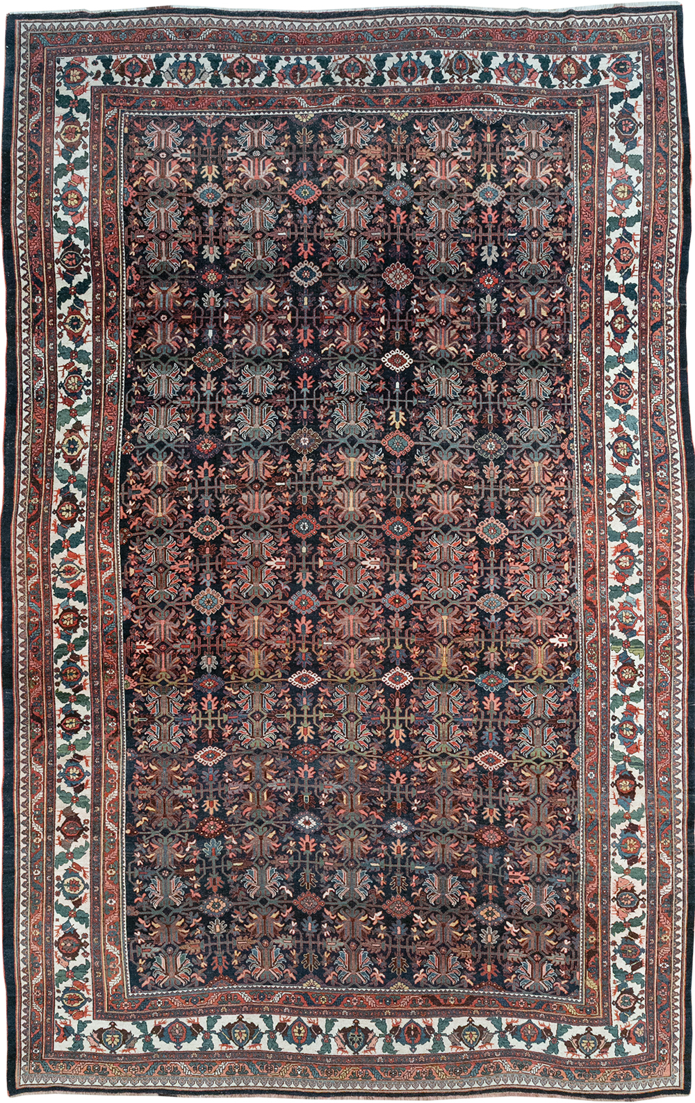 Antique Persian Kurd Bidjar Large Carpet, No.33062 - Galerie Shabab