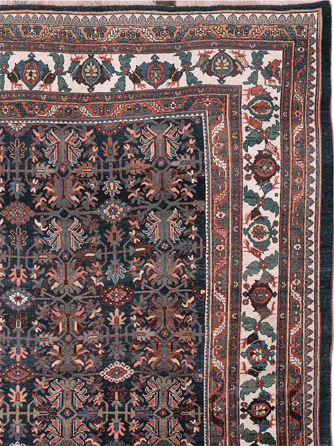Antique Persian Kurd Bidjar Large Carpet, No.33062 - Galerie Shabab