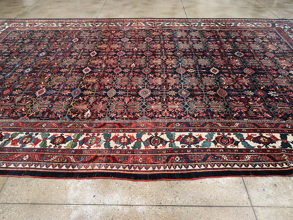 Antique Persian Kurd Bidjar Large Carpet, No.33062 - Galerie Shabab
