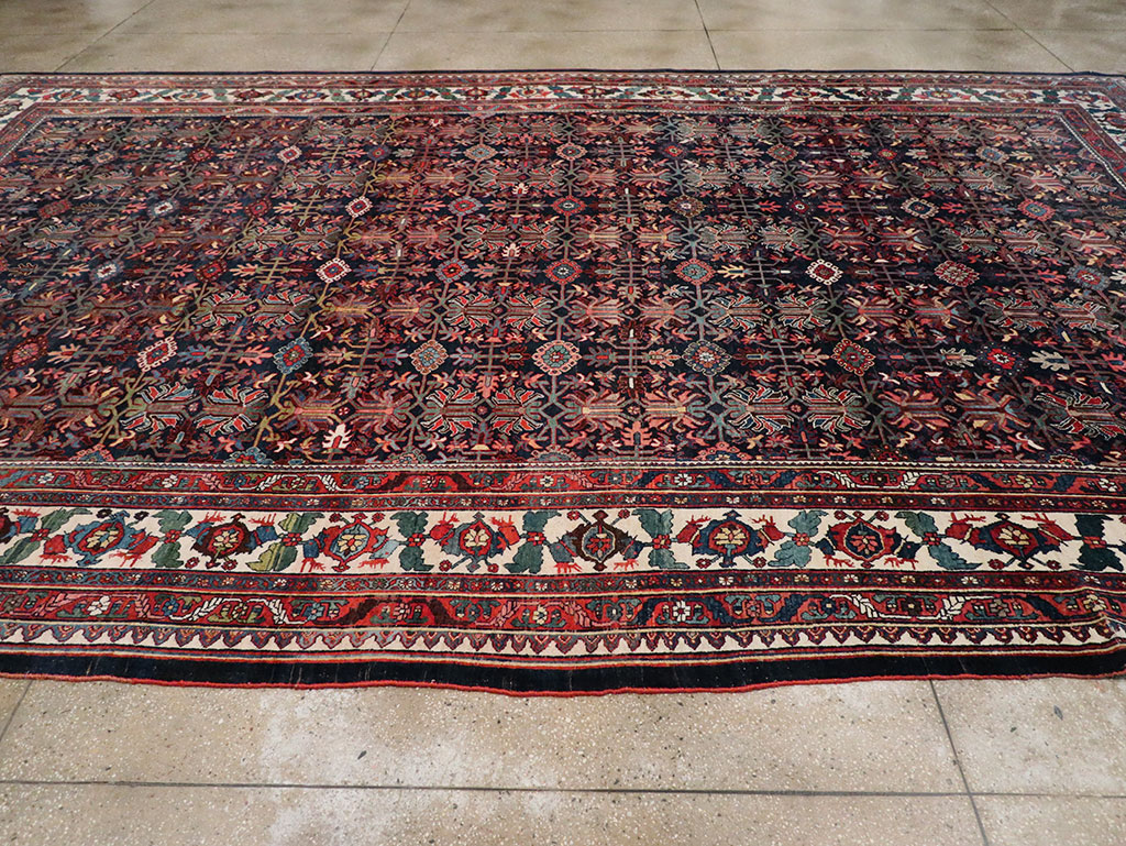 Antique Persian Kurd Bidjar Large Carpet, No.33062 - Galerie Shabab