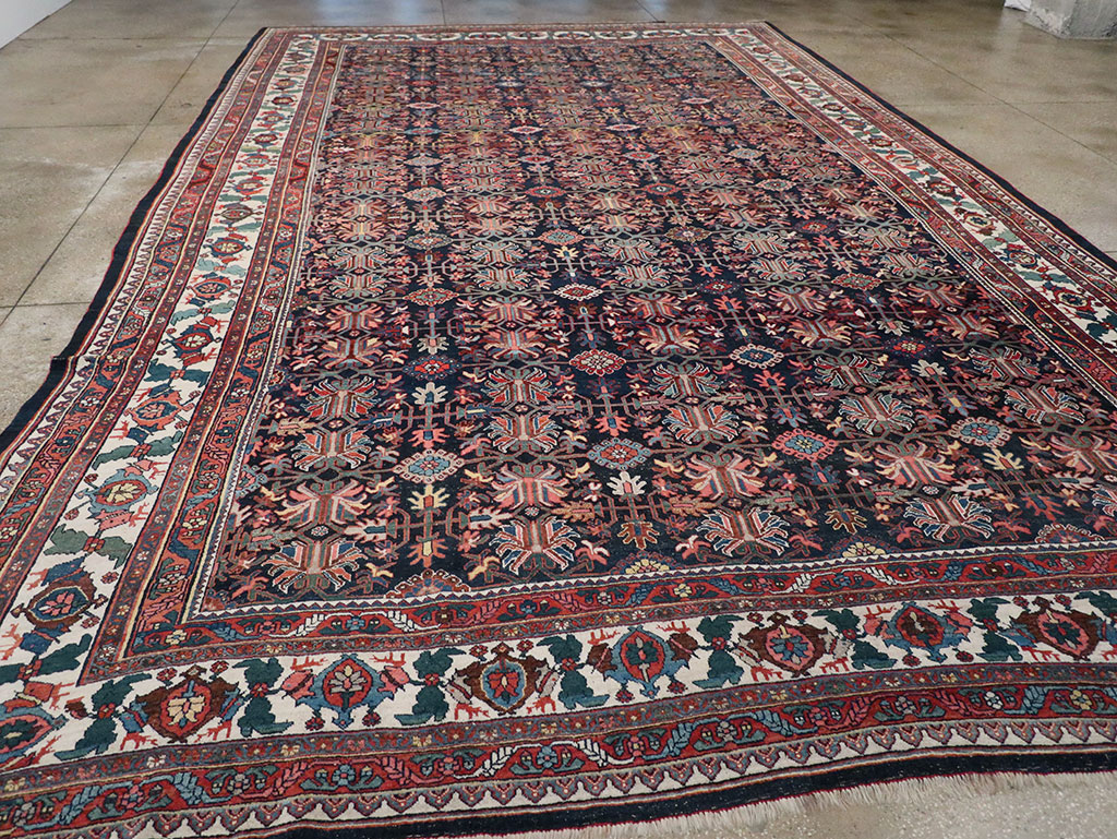 Antique Persian Kurd Bidjar Large Carpet, No.33062 - Galerie Shabab