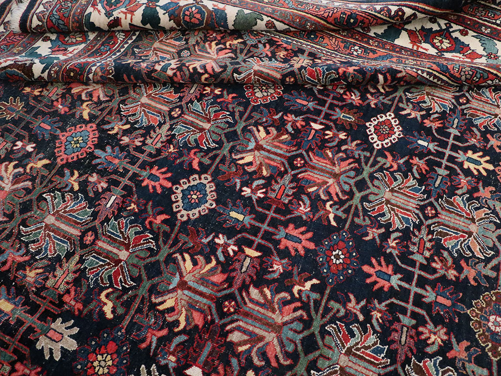 Antique Persian Kurd Bidjar Large Carpet, No.33062 - Galerie Shabab