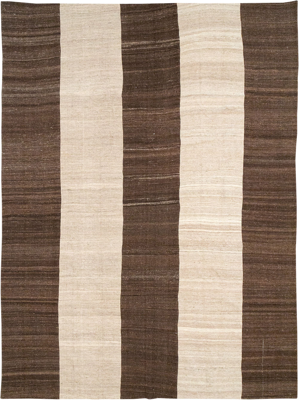 Vintage Turkish Flatweave Kilim Room Size Carpet, No.33070 - Galerie Shabab