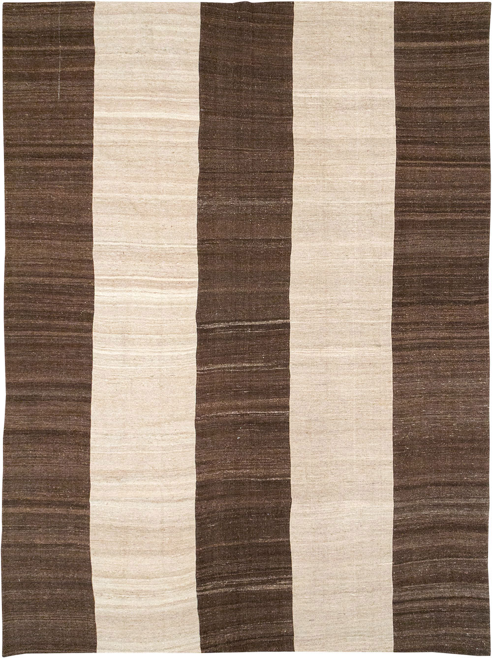 Vintage Turkish Flatweave Kilim Room Size Carpet, No.33070 - Galerie Shabab