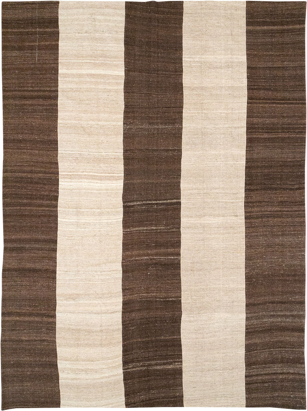 Vintage Turkish Flatweave Kilim Room Size Carpet, No.33070 - Galerie Shabab