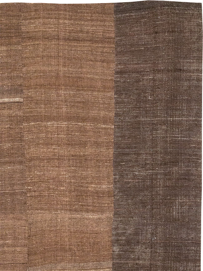 Vintage Turkish Flatweave Kilim Room Size Carpet, No.33078 - Galerie Shabab