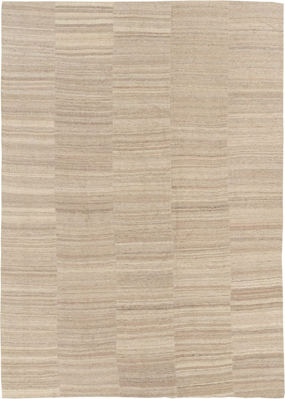 Vintage Turkish Flatweave Kilim Room Size Carpet, No.33079 - Galerie Shabab