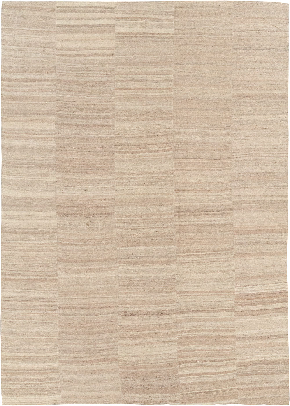 Vintage Turkish Flatweave Kilim Room Size Carpet, No.33079 - Galerie Shabab