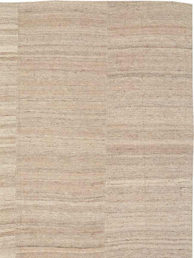 Vintage Turkish Flatweave Kilim Room Size Carpet, No.33079 - Galerie Shabab