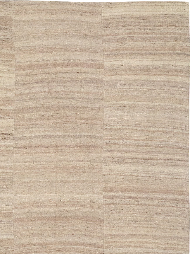 Vintage Turkish Flatweave Kilim Room Size Carpet, No.33079 - Galerie Shabab