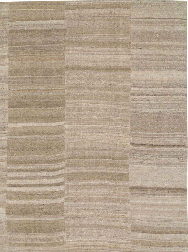 Vintage Turkish Flatweave Kilim Oversize Carpet, No.33086 - Galerie Shabab