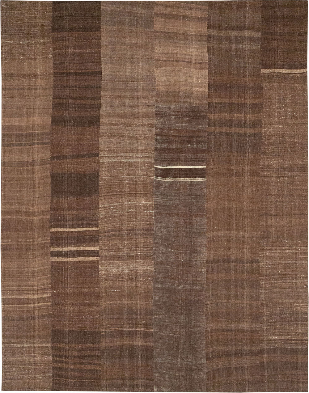 Vintage Turkish Flatweave Kilim Room Size Carpet, No.33100 - Galerie Shabab