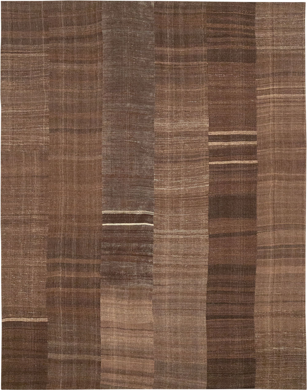 Vintage Turkish Flatweave Kilim Room Size Carpet, No.33100 - Galerie Shabab