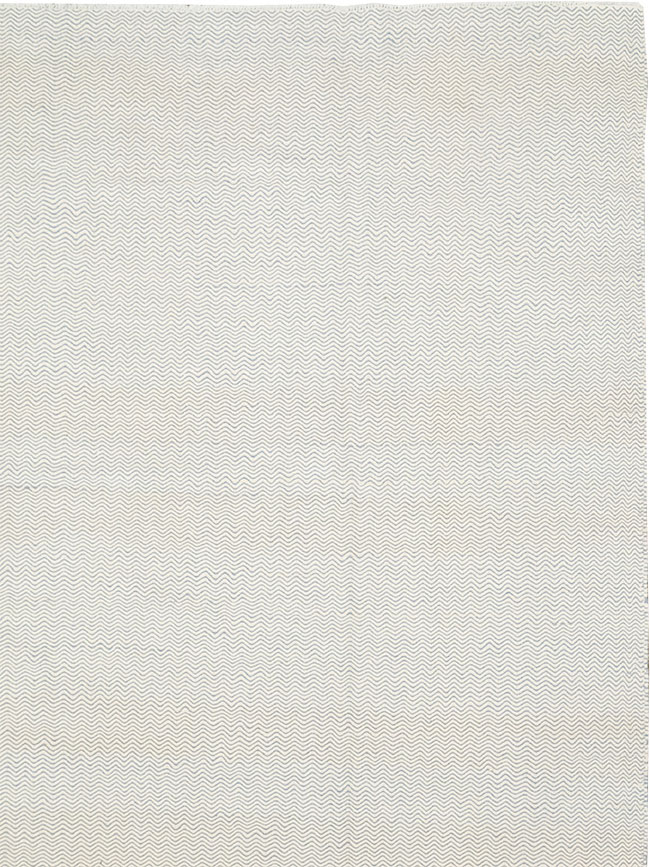 Vintage Turkish Flatweave Kilim Room Size Carpet, No.33111 - Galerie Shabab