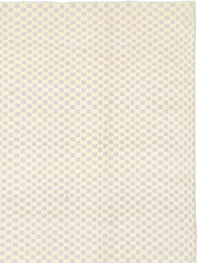 Vintage Turkish Flatweave Kilim Room Size Carpet, No.33112 - Galerie Shabab