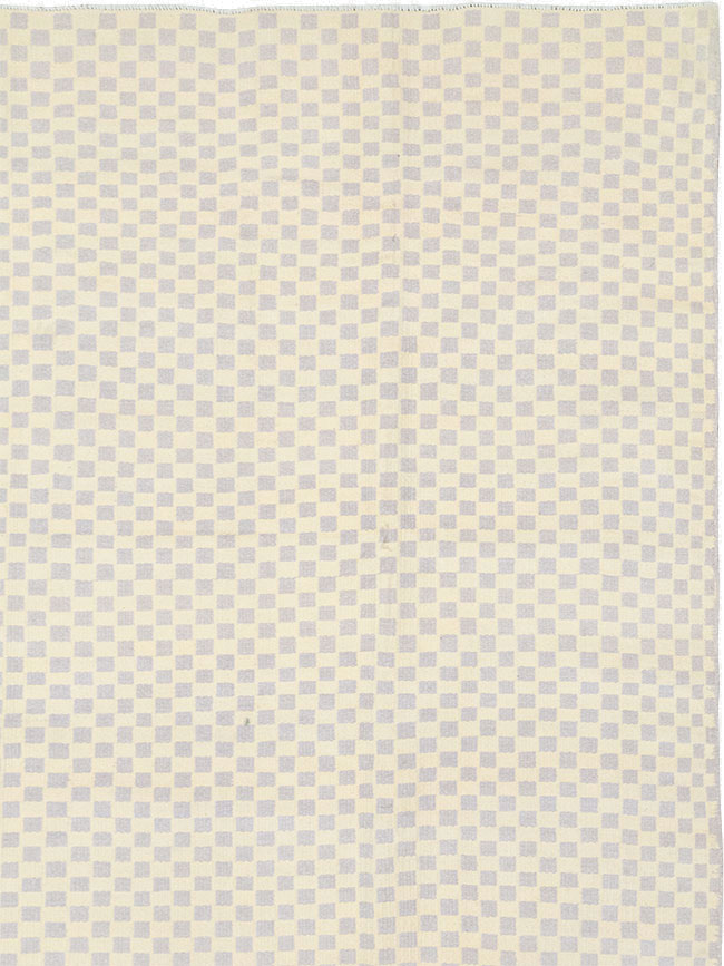 Vintage Turkish Flatweave Kilim Room Size Carpet, No.33112 - Galerie Shabab