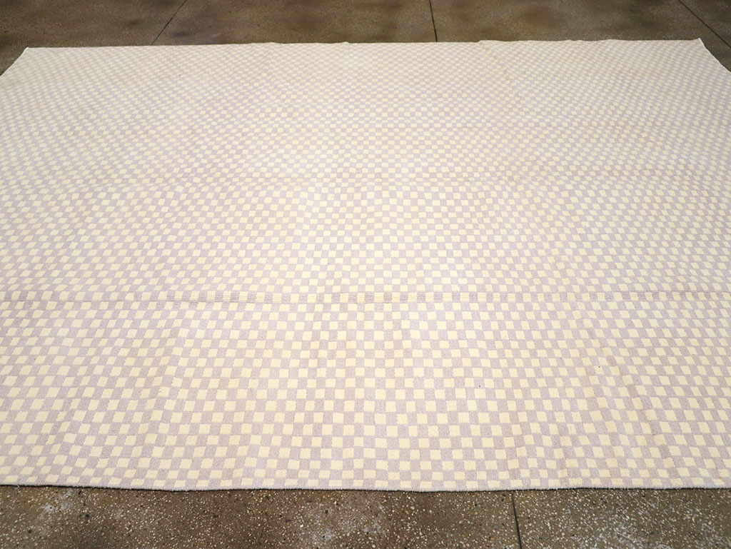 Vintage Turkish Flatweave Kilim Room Size Carpet, No.33112 - Galerie Shabab