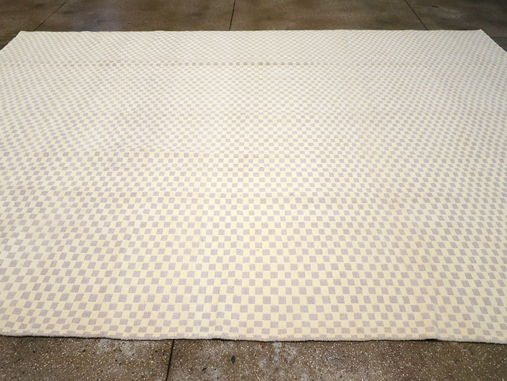 Vintage Turkish Flatweave Kilim Room Size Carpet, No.33112 - Galerie Shabab