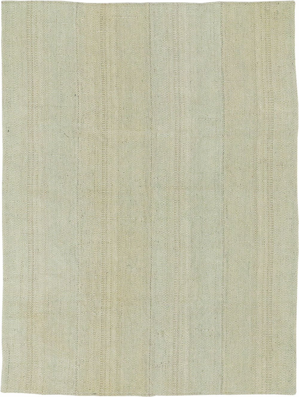 Modern Turkish Flatweave Accent Carpet, No.33115 - Galerie Shabab