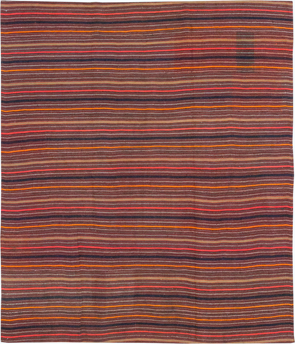 Vintage Turkish Flatweave Kilim Rug, No.33121 - Galerie Shabab