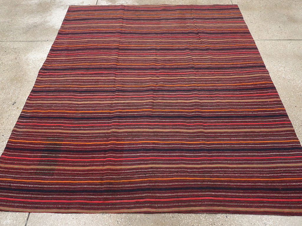 Vintage Turkish Flatweave Kilim Rug, No.33121 - Galerie Shabab