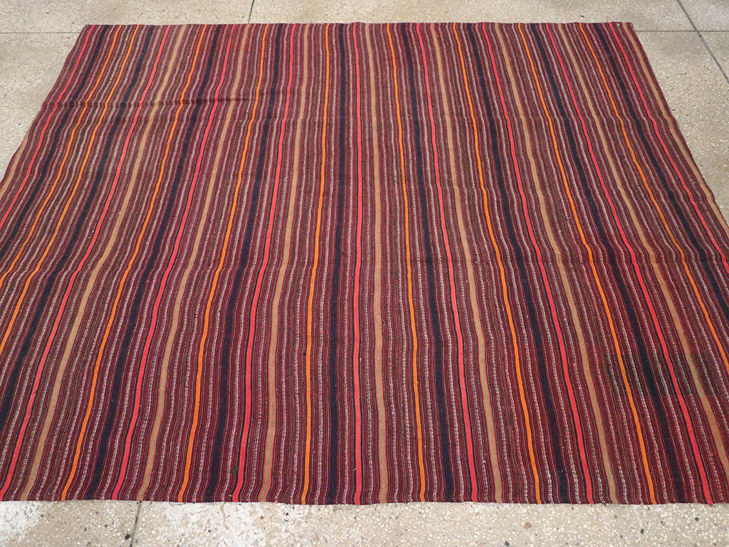 Vintage Turkish Flatweave Kilim Rug, No.33121 - Galerie Shabab