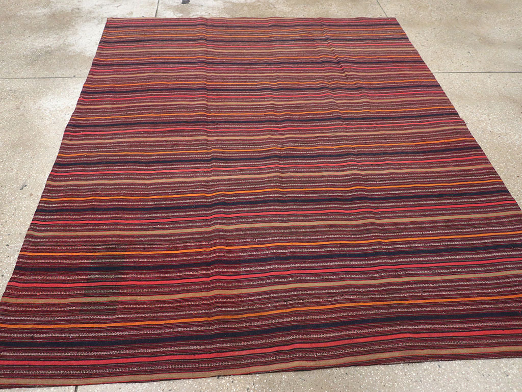 Vintage Turkish Flatweave Kilim Rug, No.33121 - Galerie Shabab