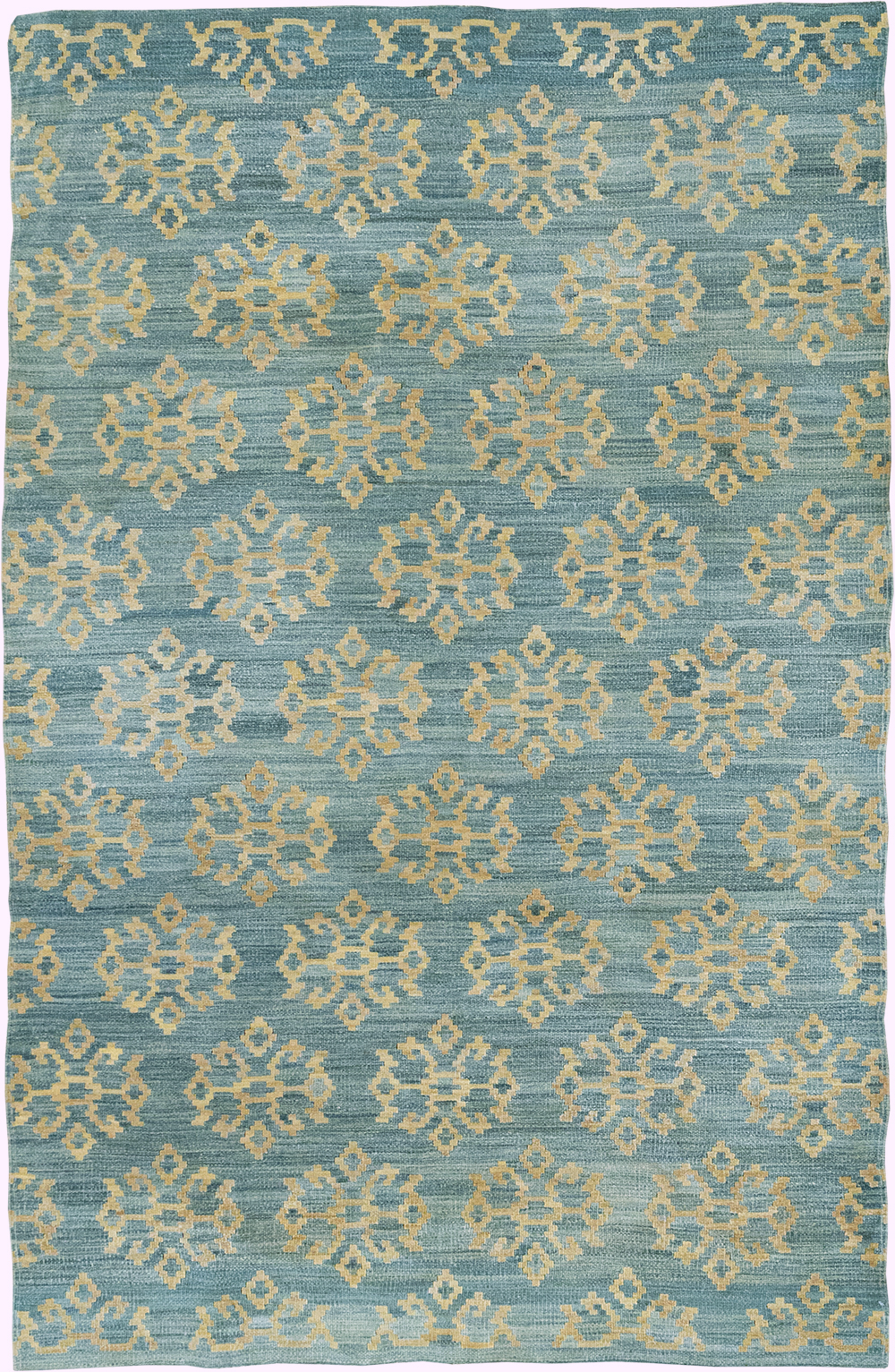 Modern Turkish Flatweave Kilim Accent Rug, No.33124 - Galerie Shabab