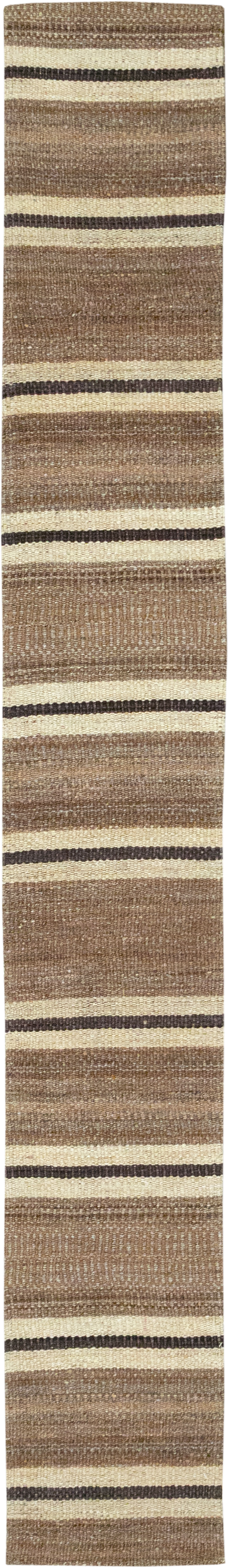 Vintage Turkish Flatweave Kilim Runner, No.33125 - Galerie Shabab