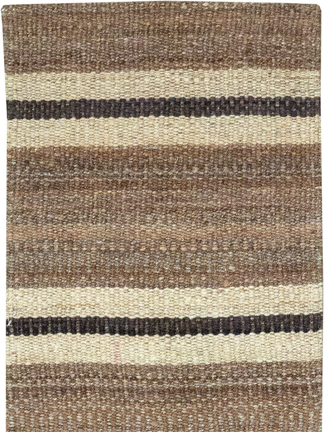 Vintage Turkish Flatweave Kilim Runner, No.33125 - Galerie Shabab