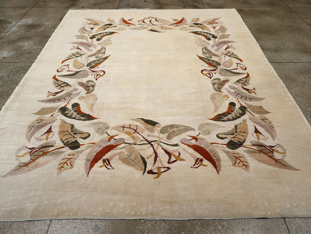 Mid-20th Century Art Deco Carpet By Olga Fisch, No.33138 - Galerie Shabab