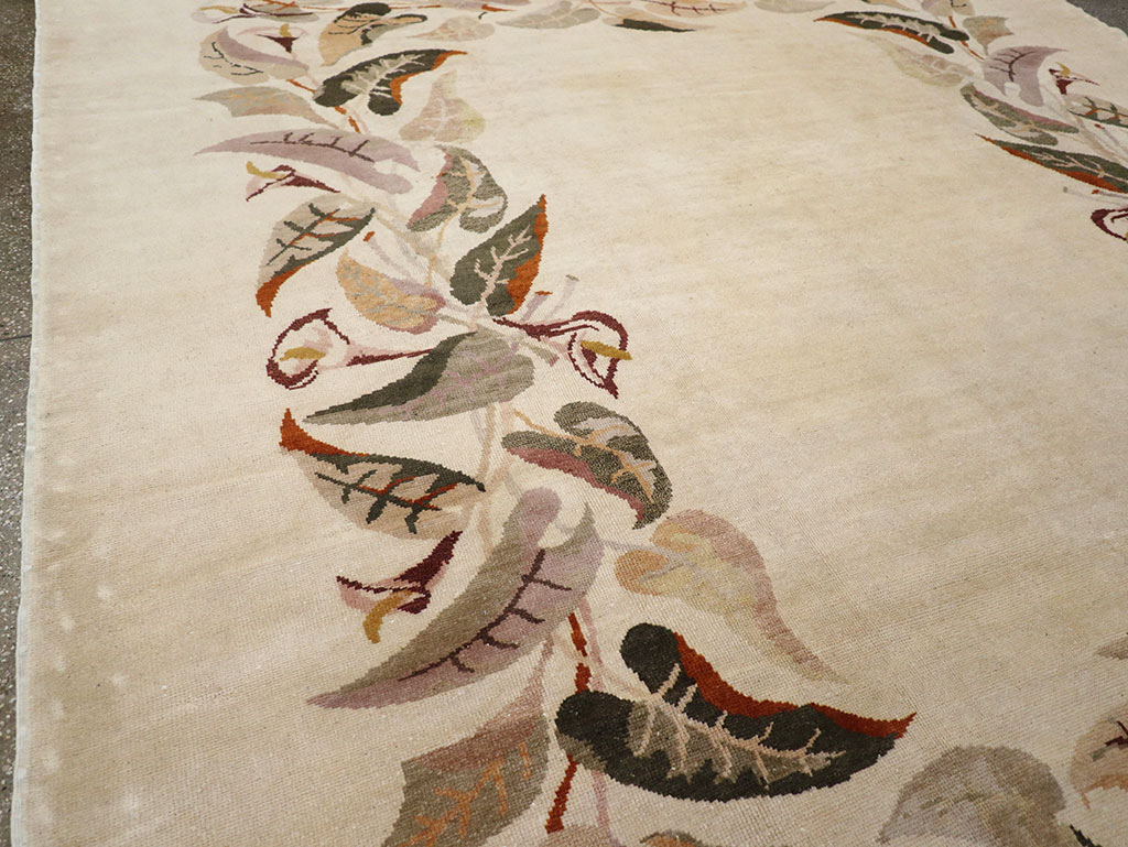 Mid-20th Century Art Deco Carpet By Olga Fisch, No.33138 - Galerie Shabab