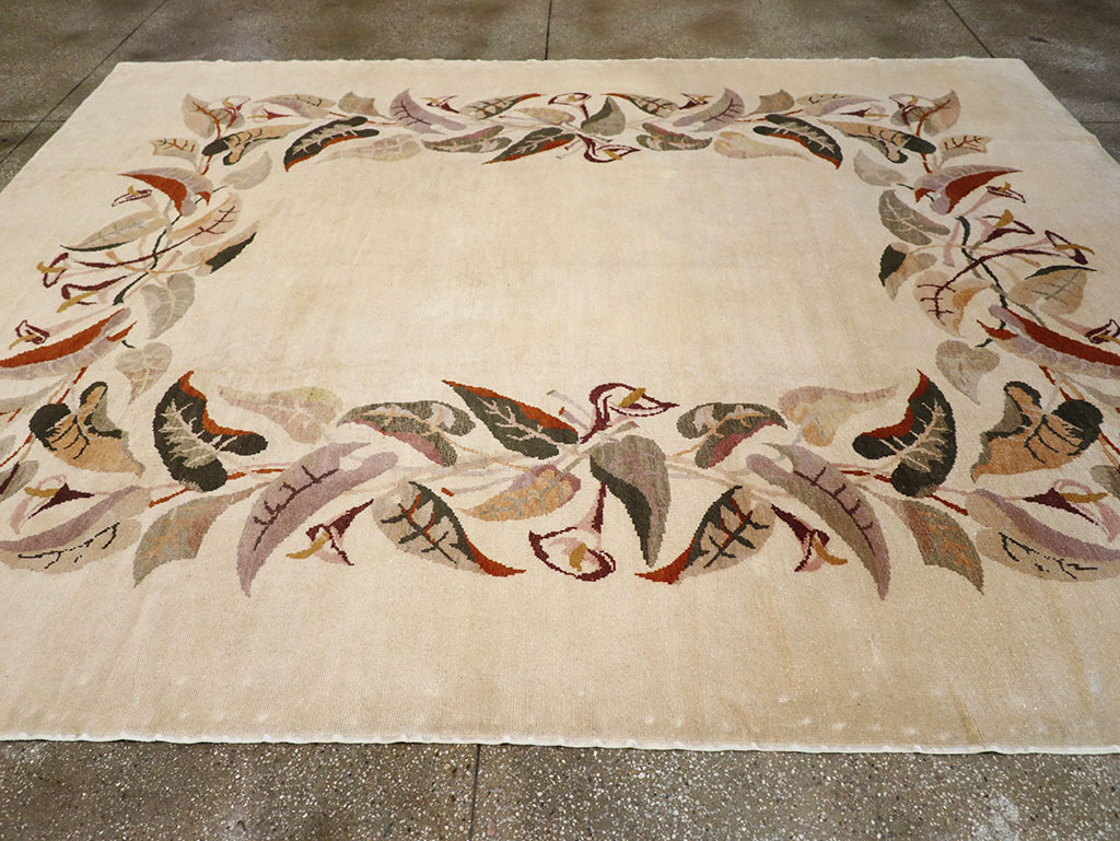 Mid-20th Century Art Deco Carpet By Olga Fisch, No.33138 - Galerie Shabab