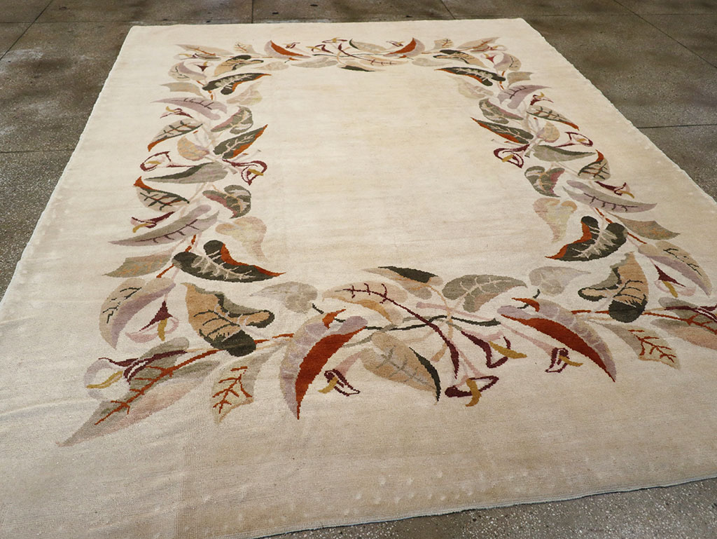 Mid-20th Century Art Deco Carpet By Olga Fisch, No.33138 - Galerie Shabab