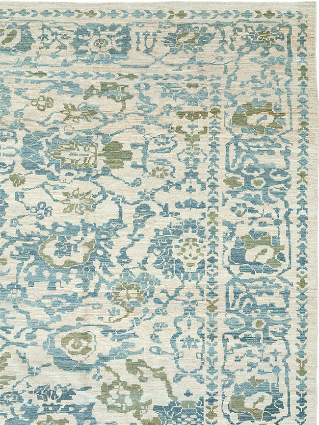 Modern Persian Sultanabad Large Room Size Carpet, No.33139 - Galerie Shabab
