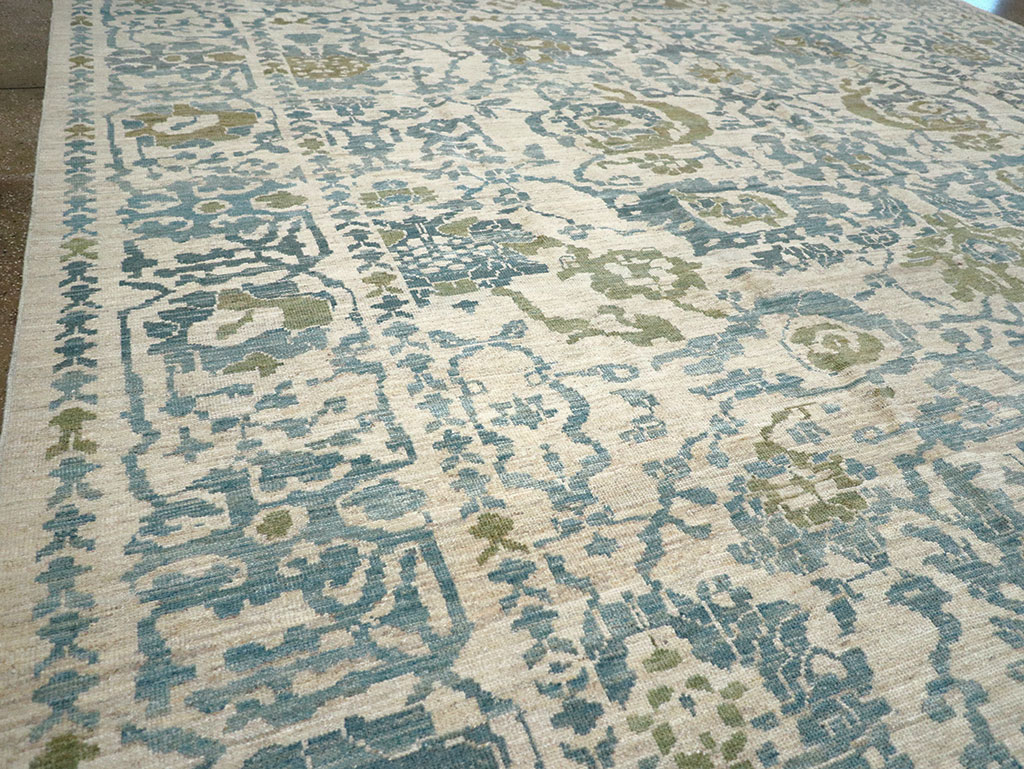 Modern Persian Sultanabad Large Room Size Carpet, No.33139 - Galerie Shabab
