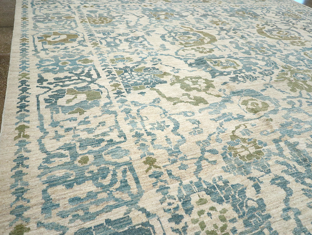 Modern Persian Sultanabad Large Room Size Carpet, No.33139 - Galerie Shabab